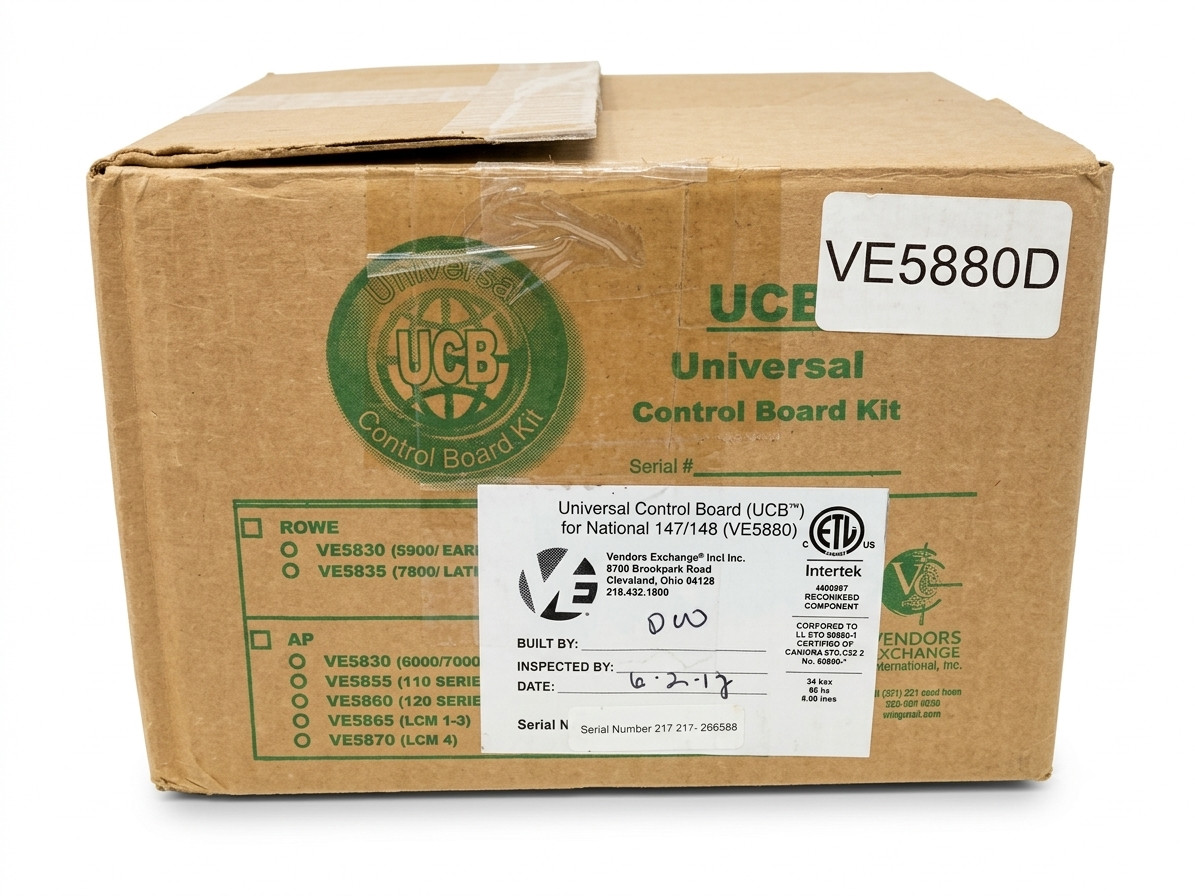 Vendors Exchange Universal Control Board VE5880D Supply Kit SEE PHOTOS
