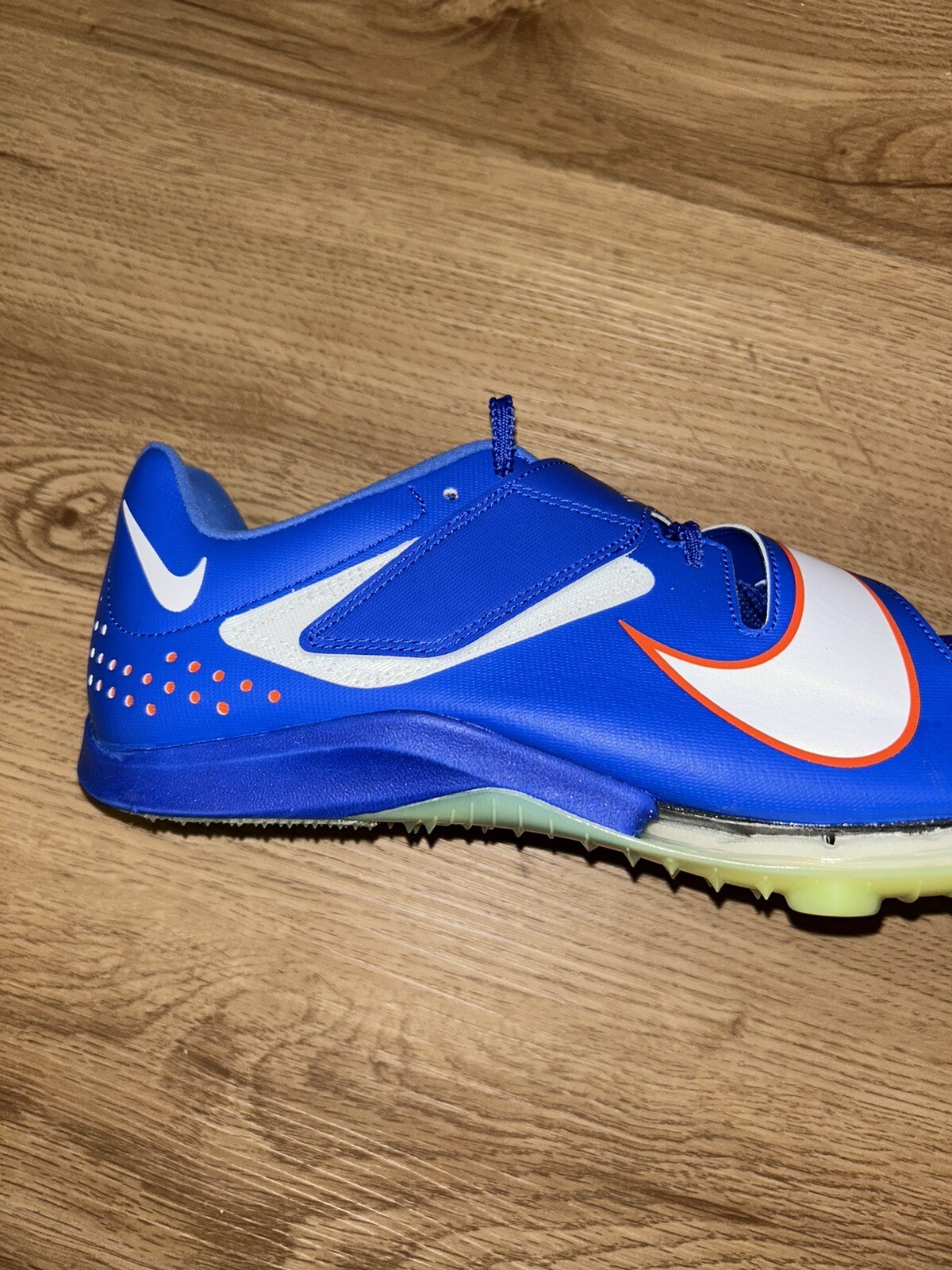 NIKE AIR ZOOM LONGJUMP ELITE SHOES RACER BLUE SIZE 11.5 NWOB