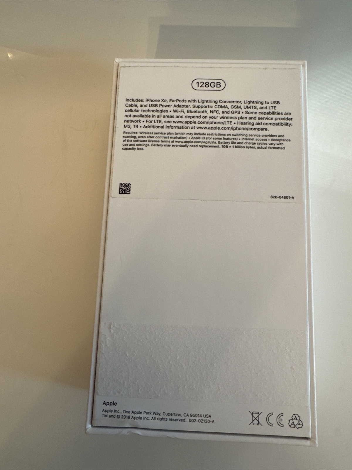 Apple iPhone 128GB EMPTY BOX ONLY