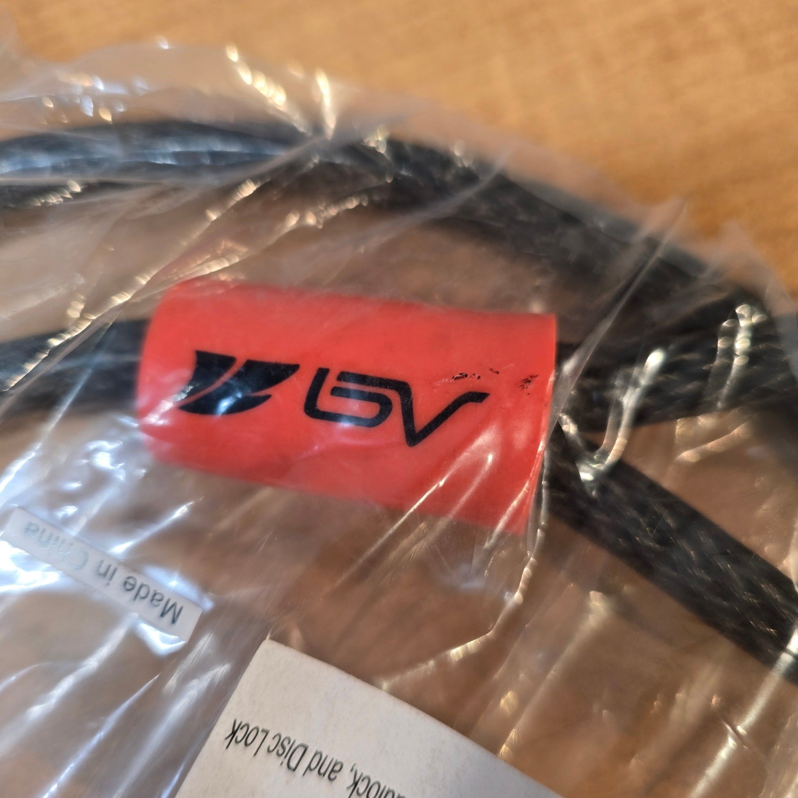 BV 4FT Security Steel Cable Lock, Padlock, Disk Lock - 4 foot long cable only