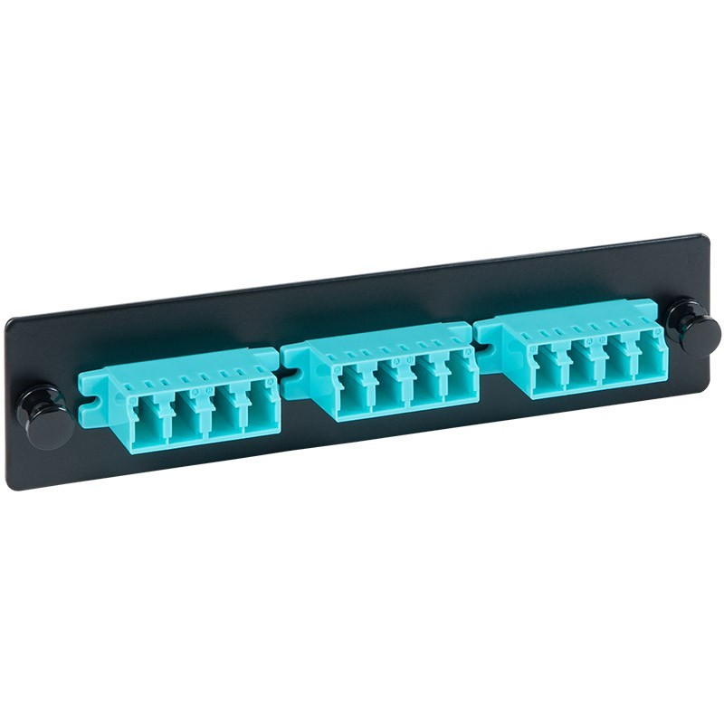 ICC LC-LC Fiber Optic LGX Adapter Panel ICFOPL16BG UPC 633758093378
