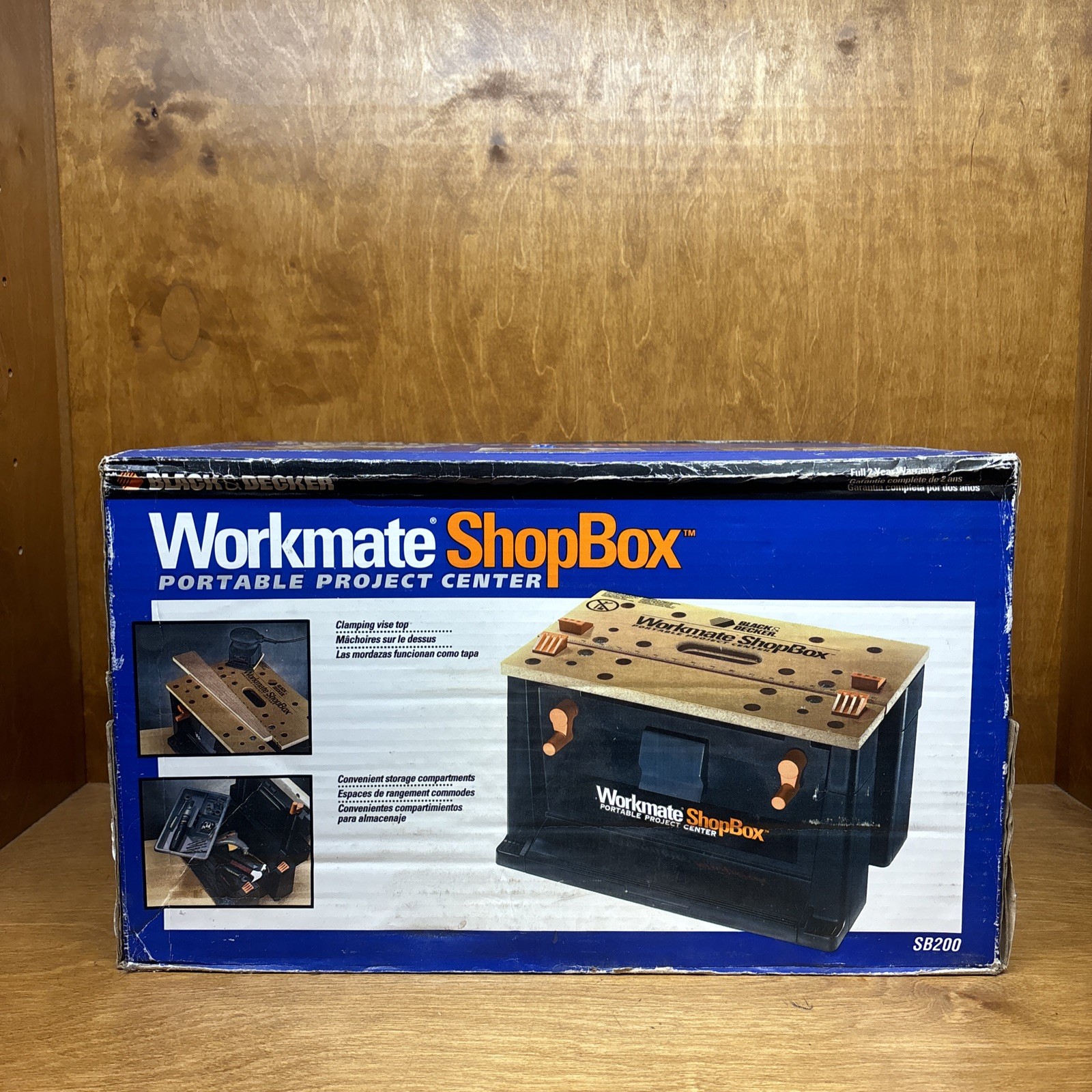 Black and Decker Workmate Shopbox Portable Project Center New Sealed!