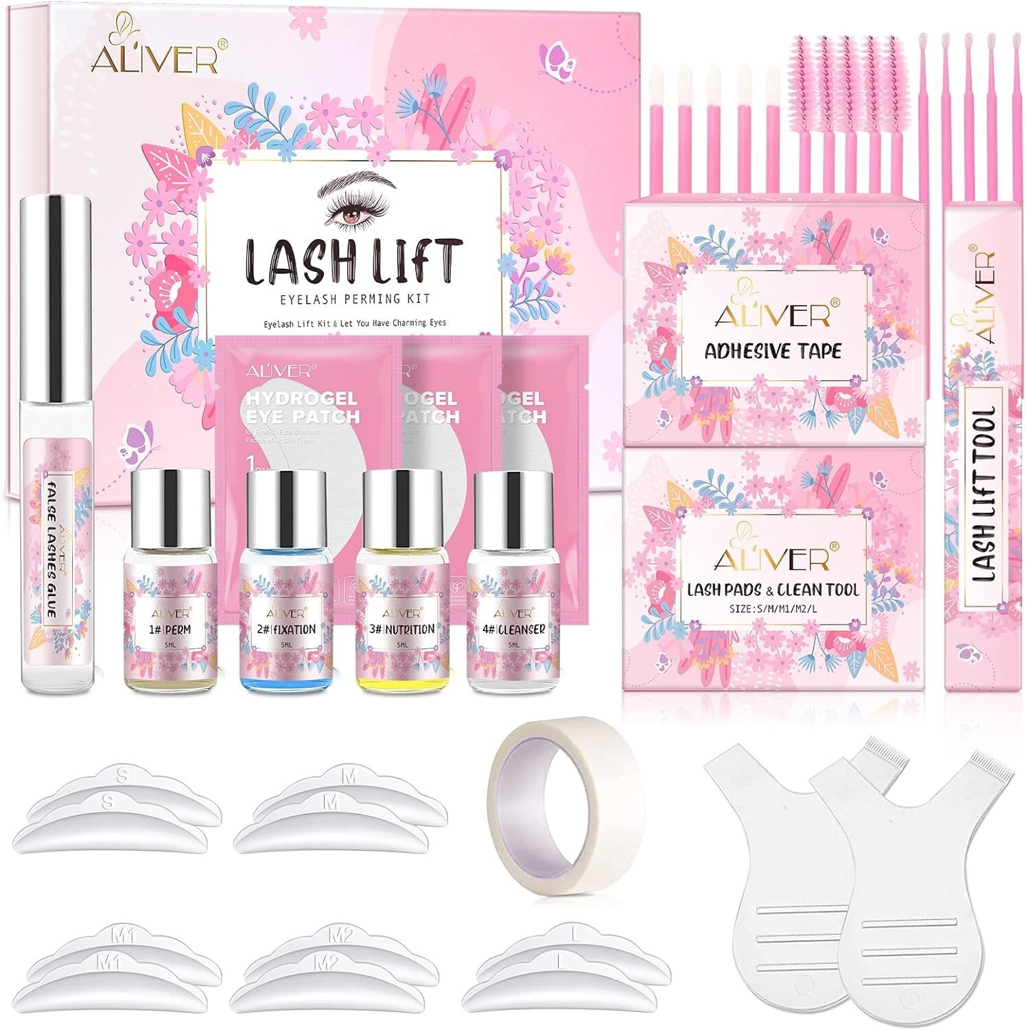 Lash Lift Kit Eyelash Perm Kit Lash Curling Eyelash Extension Set Semi-Permanent