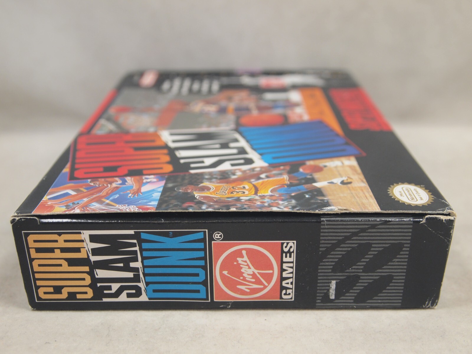 Super Slam Dunk (Super Nintendo | SNES) Authentic BOX ONLY
