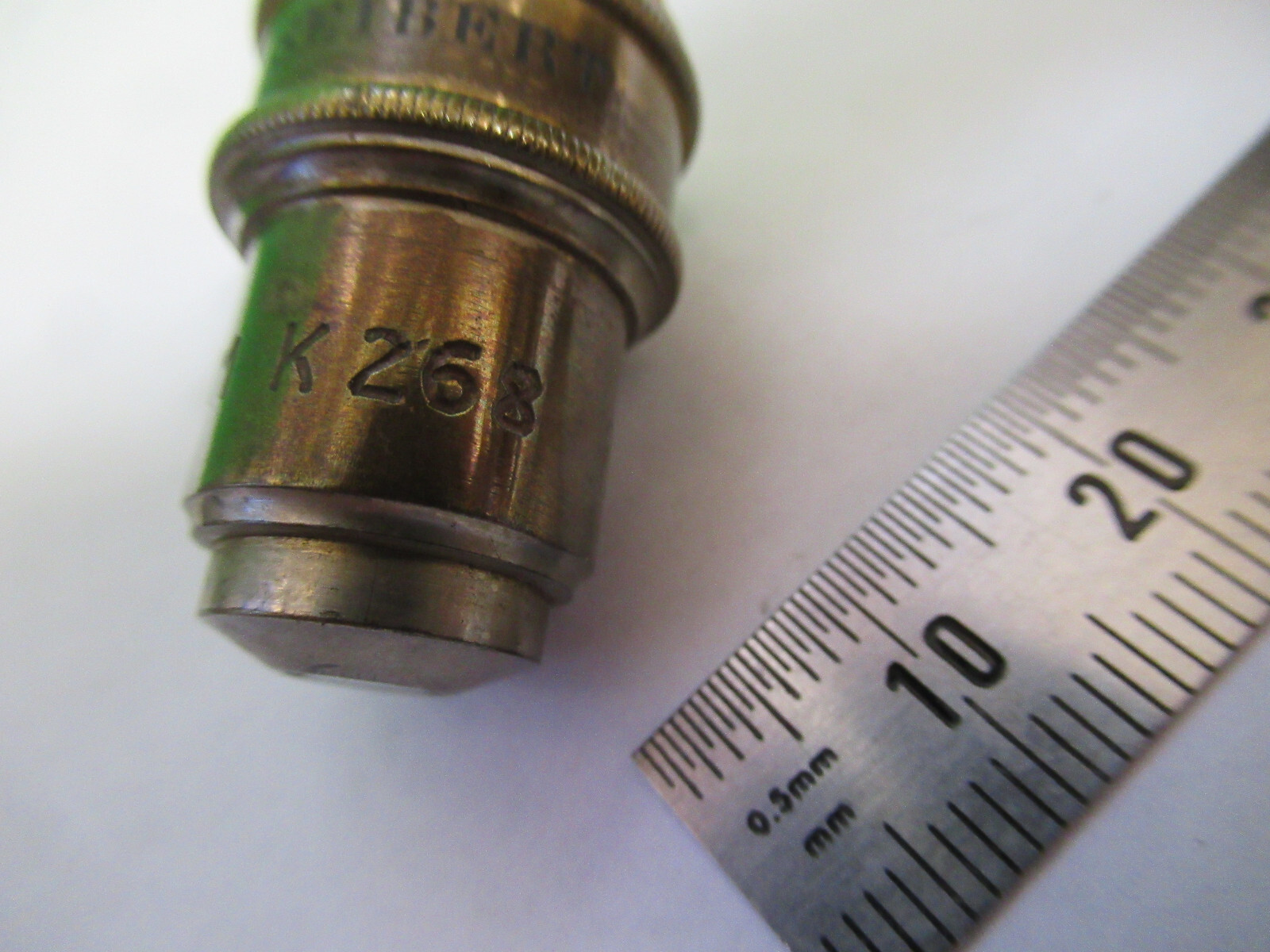 ANTIQUE SEIBERT GERMANY OBJECTIVE RARE MICROSCOPE PART AS PICTURED R2-B-35