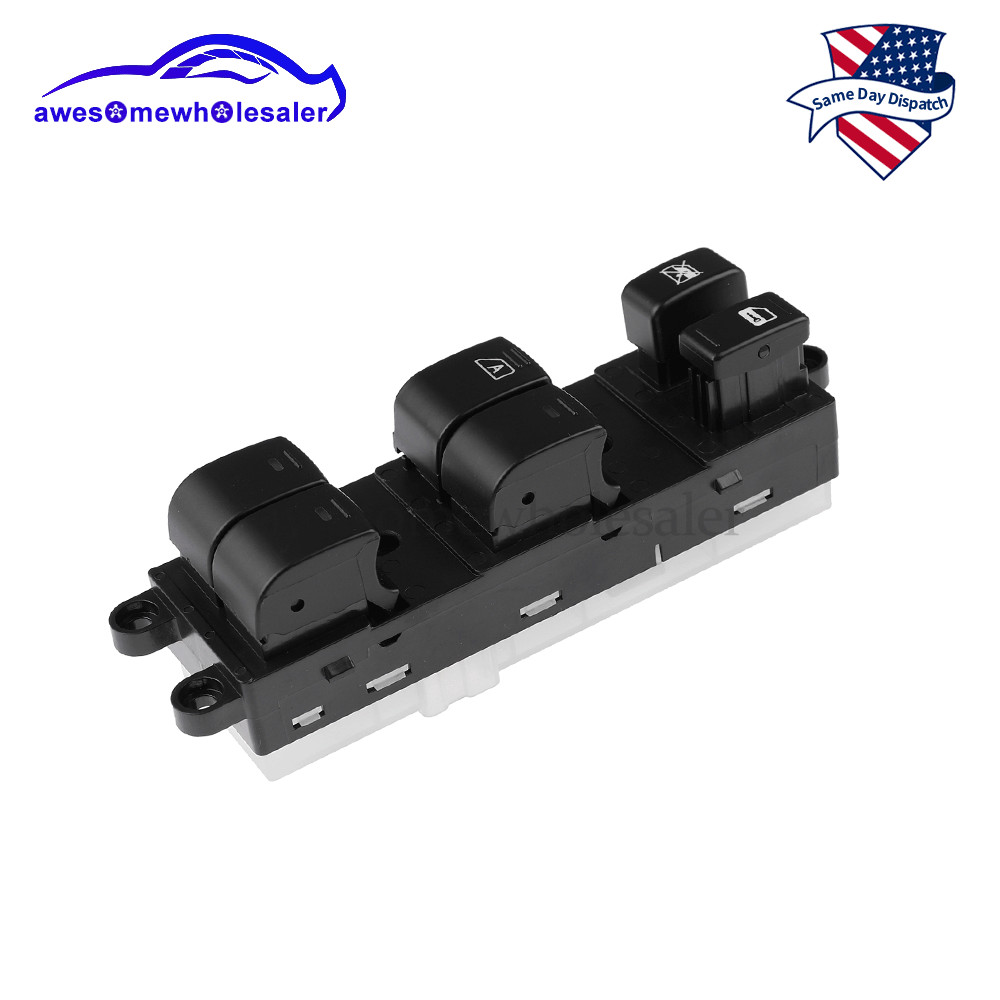 Master Power Master Window Switch Front Left For 08-12 Nissan Sentra 25401-ZJ60A