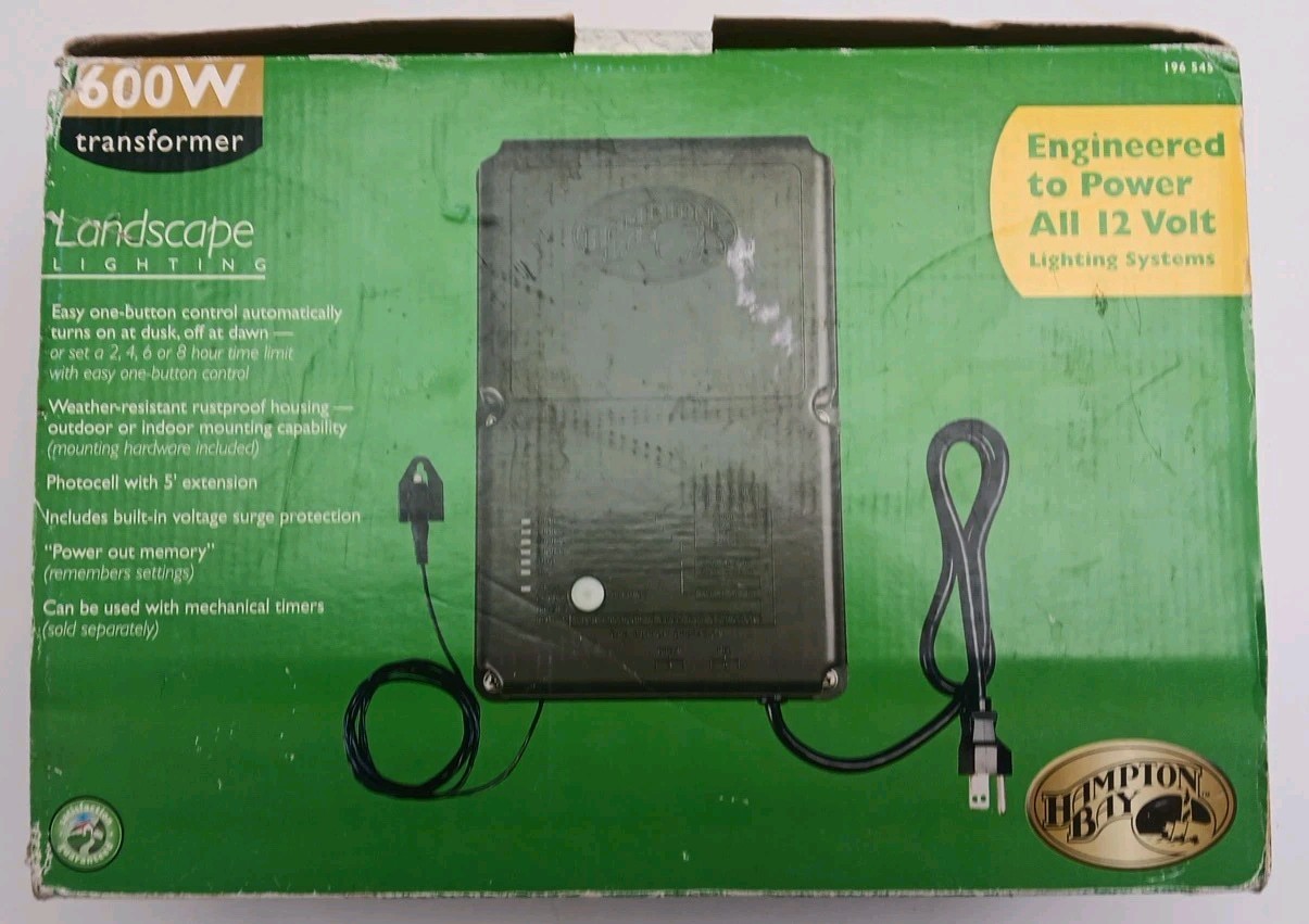 NOB Hampton Bay 600-Watt Landscape Transformer Power 12V Lighting System