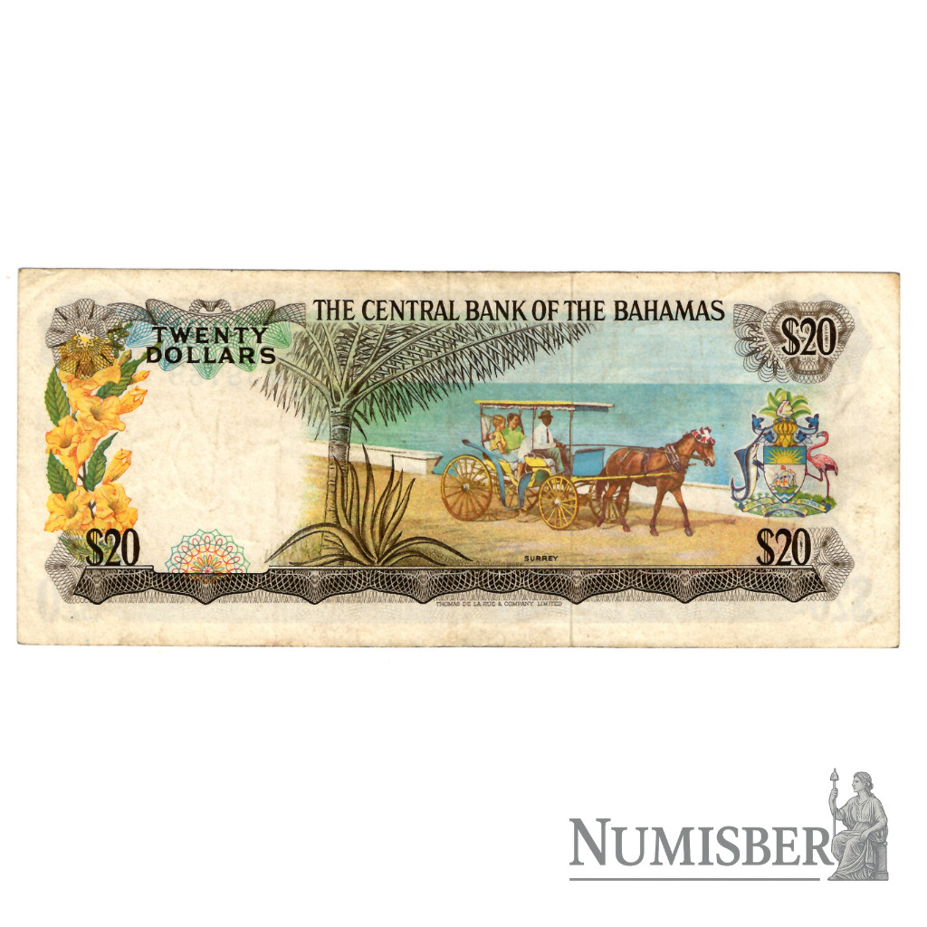 Bahamas - 20 Dollars - 1974 - P39