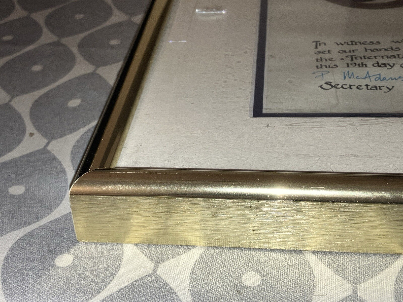 2005 International Star Registry Framed Certificate CEPHEUS RA SIGNED
