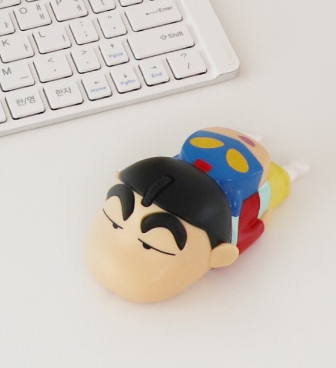 CRAYON SHINCHAN Figure Wireless Computer 1200 DPI 2Button MOUSE