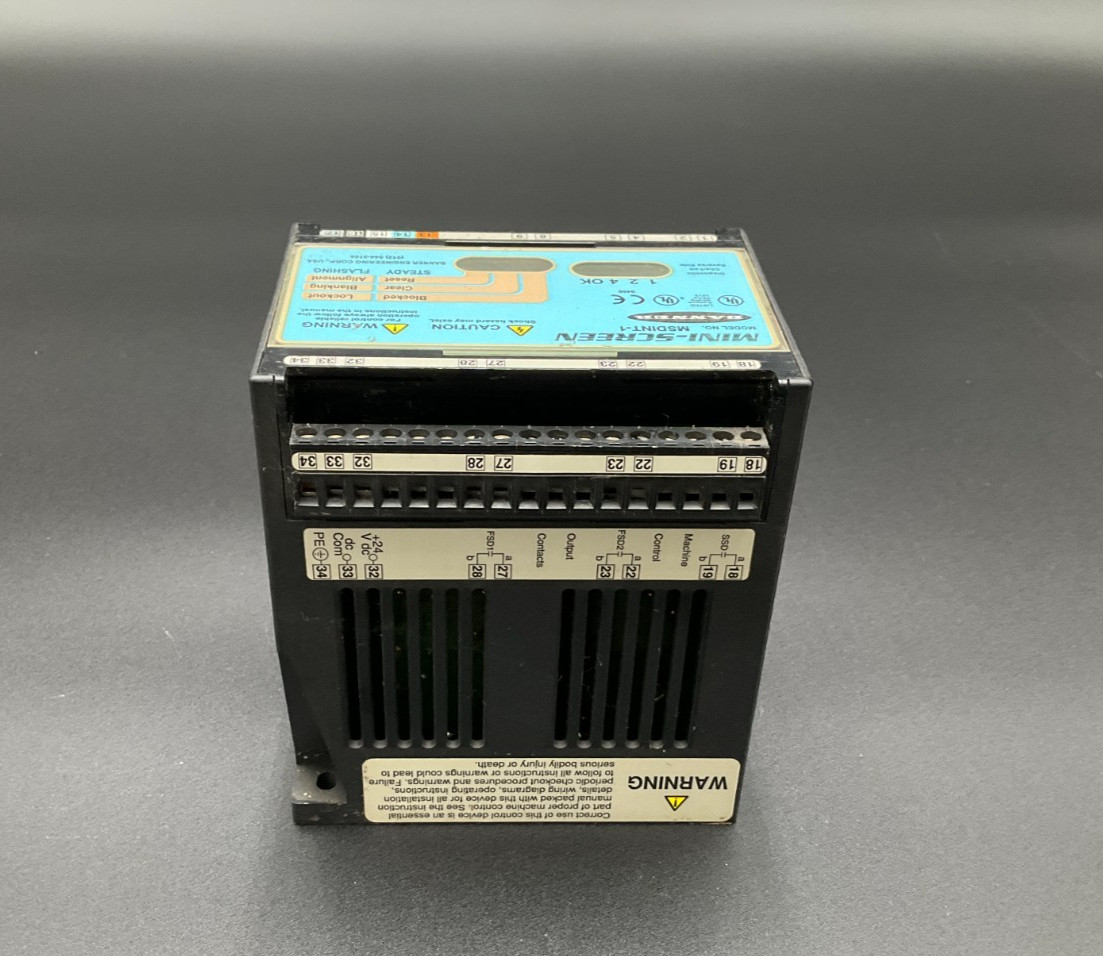 Banner MSDINT-1 MINI-SCREEN Light Curtain Controller 24 VDC MSDINT1 (TBI)