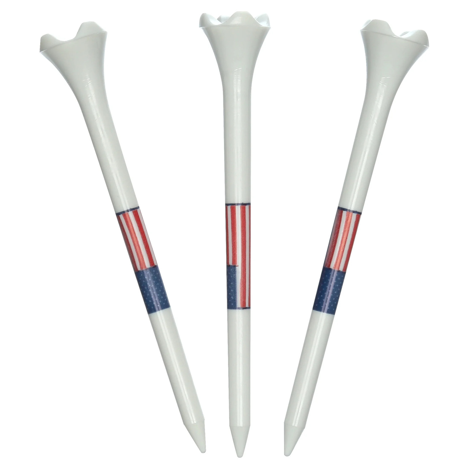 Pride Performance Flag Plastic Golf Tees – Low-Resistance Head, 3.25" Durable Pl