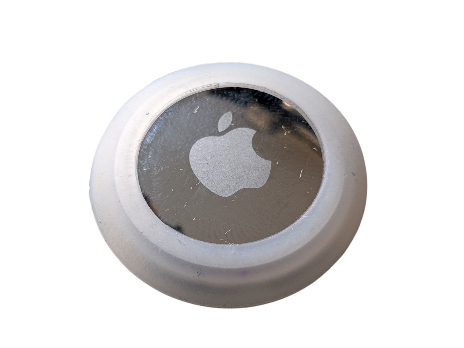 Modified Genuine Apple AirTag A2187 White - Stealth For Luggage 🧳 With Case