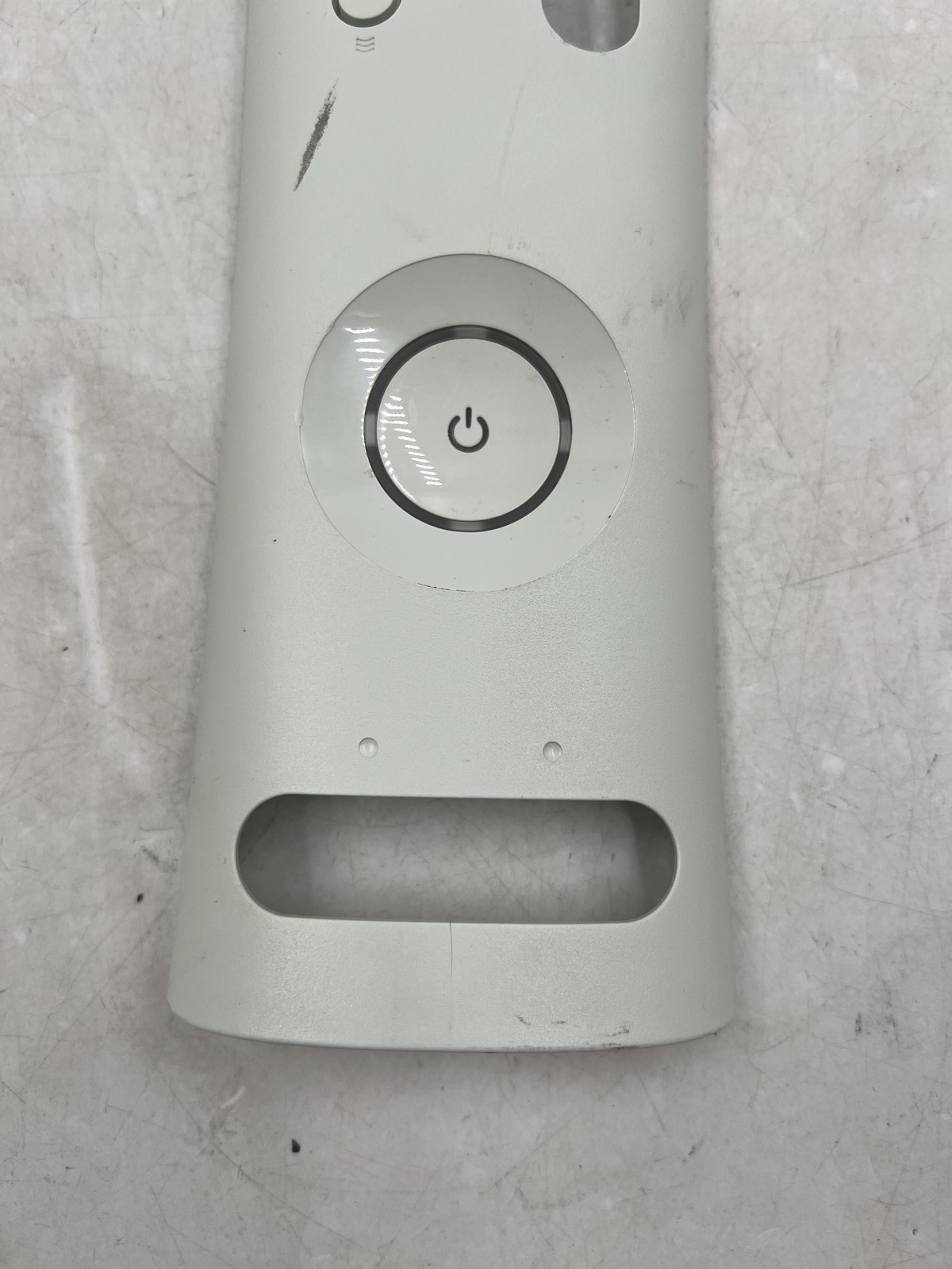 Microsoft Xbox 360 Console Replacement Faceplate White No Bottom Flap/Springs