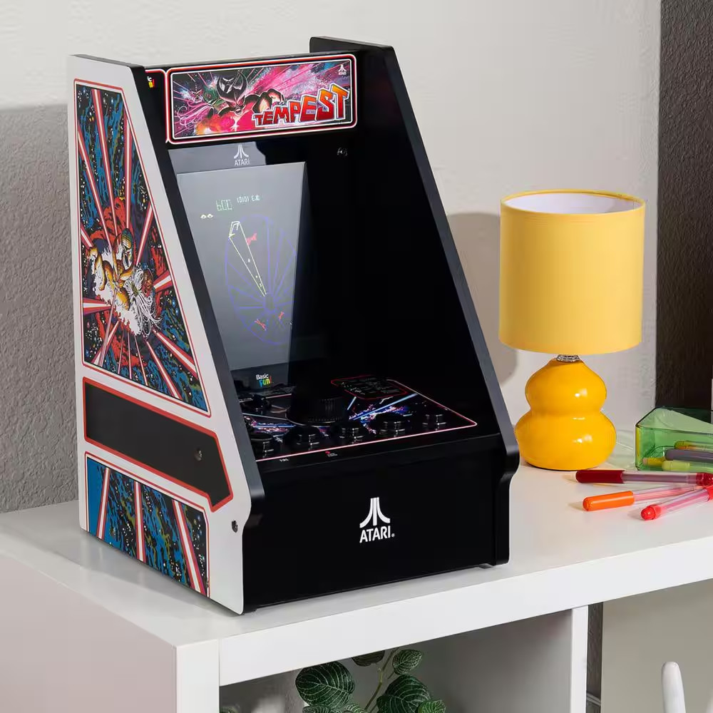 Atari Tempest Counter Series Arcade Game with 8 In. Screen