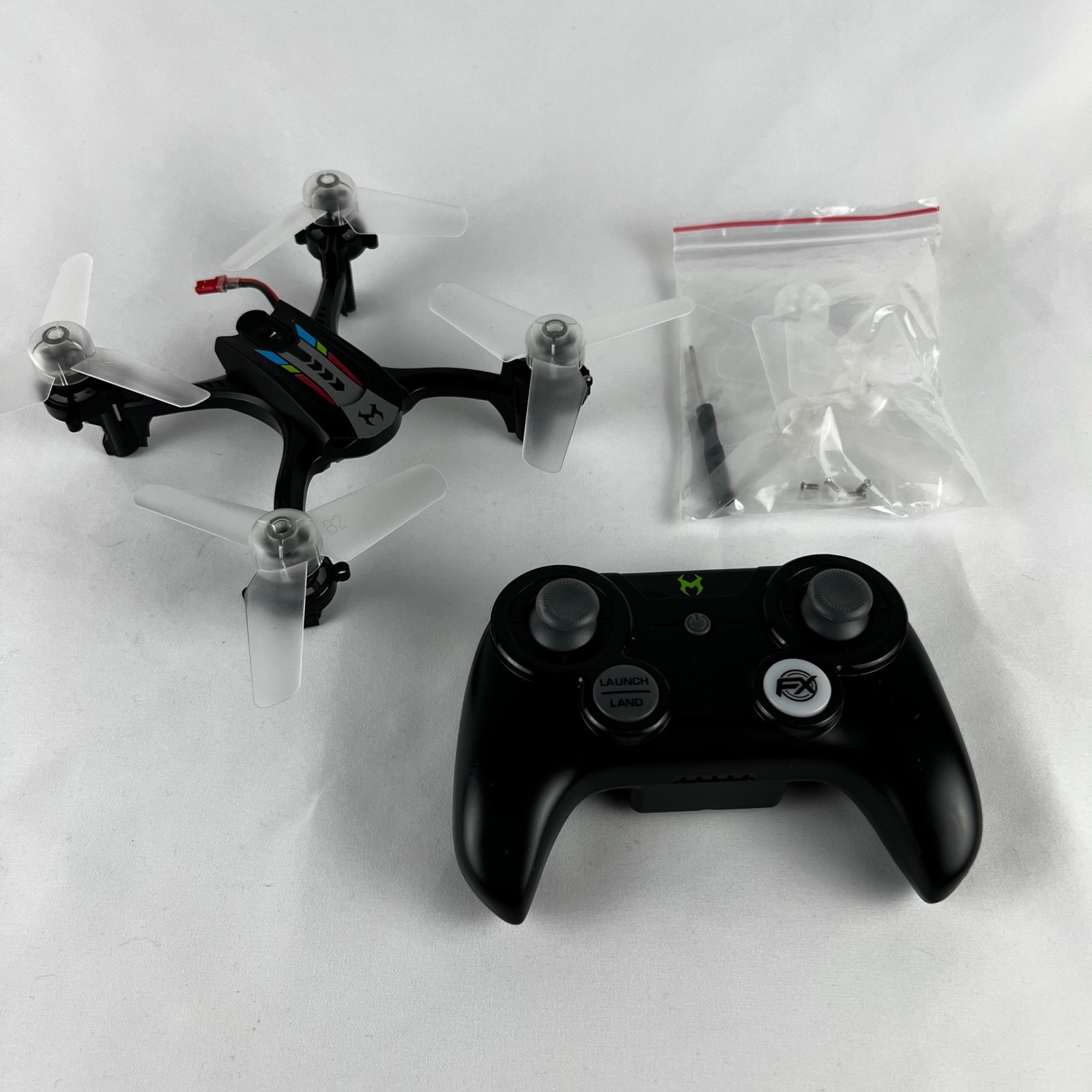 Sky Viper Nova FX Light Display Drone RGB Color Morph Blades 18726TX Black
