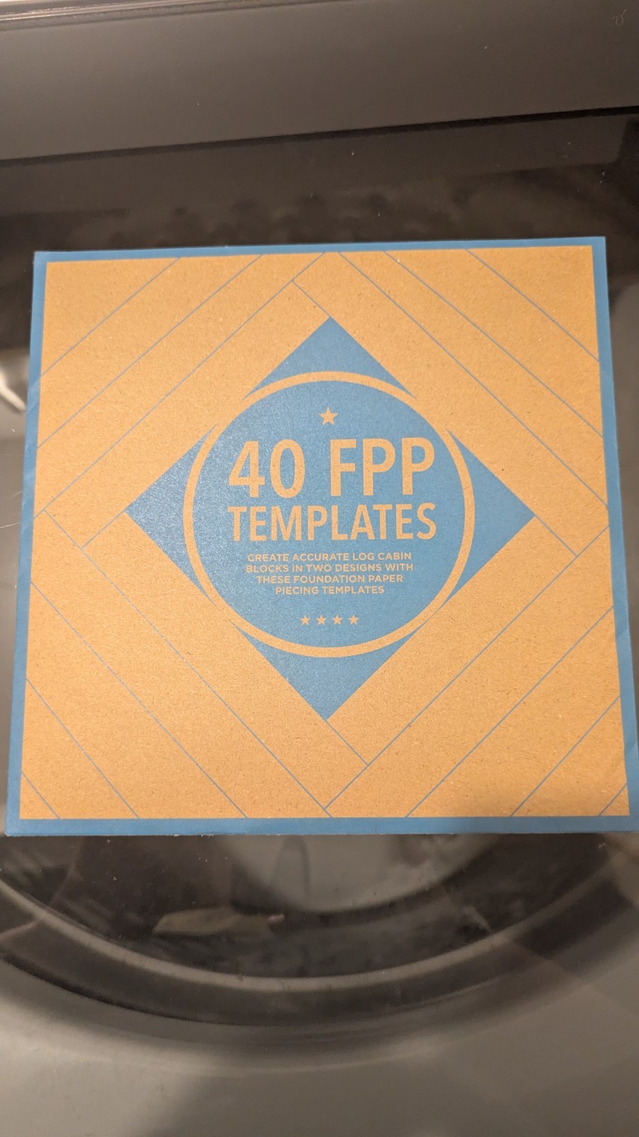 40 FPP Log Cabin Templates-7" Finished Blocks