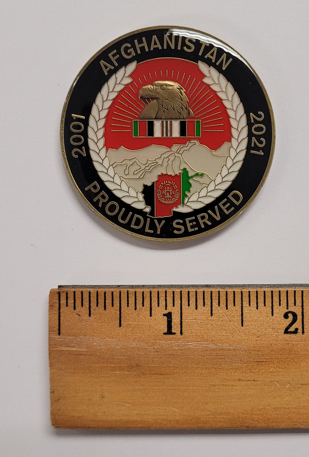Camp Phoenix Afghanistan Service Challenge Coin