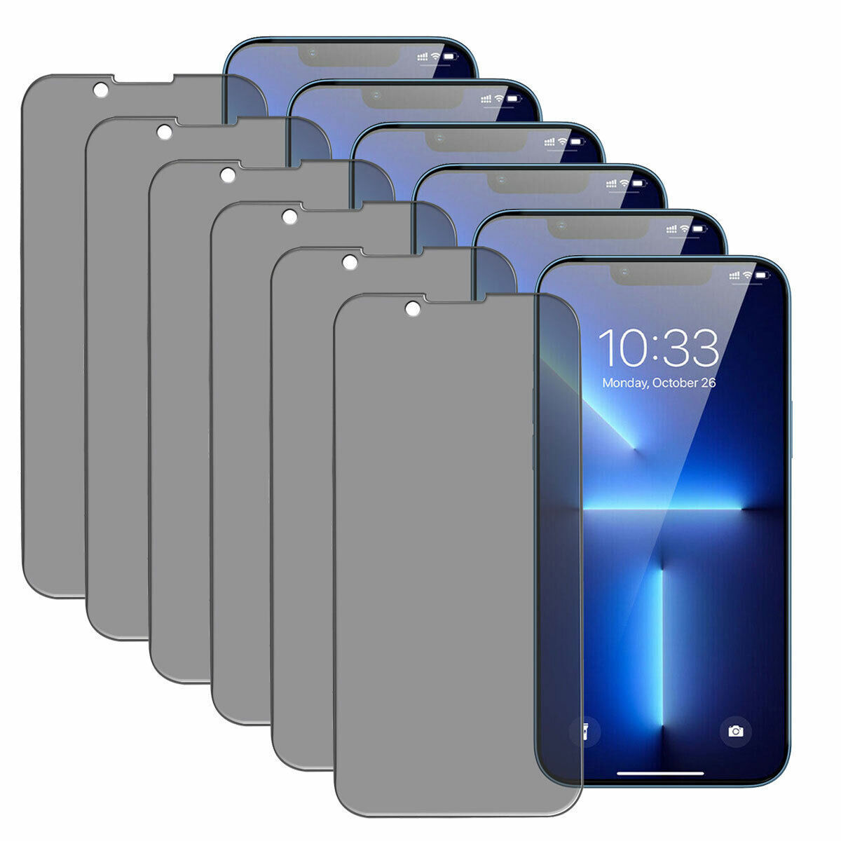 Anti-Spy Privacy Tempered Glass Screen Protector Film for OPPO Sony Phone