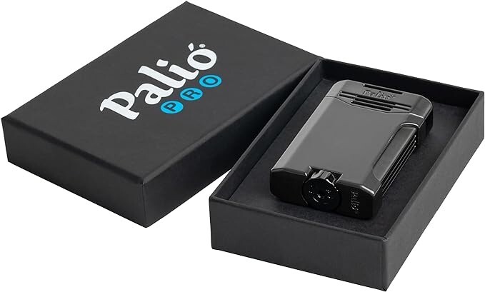 PALIO® Pro , Antares Double-Jet Torch Lighter. Side Squeeze Ignition, Gunmetal