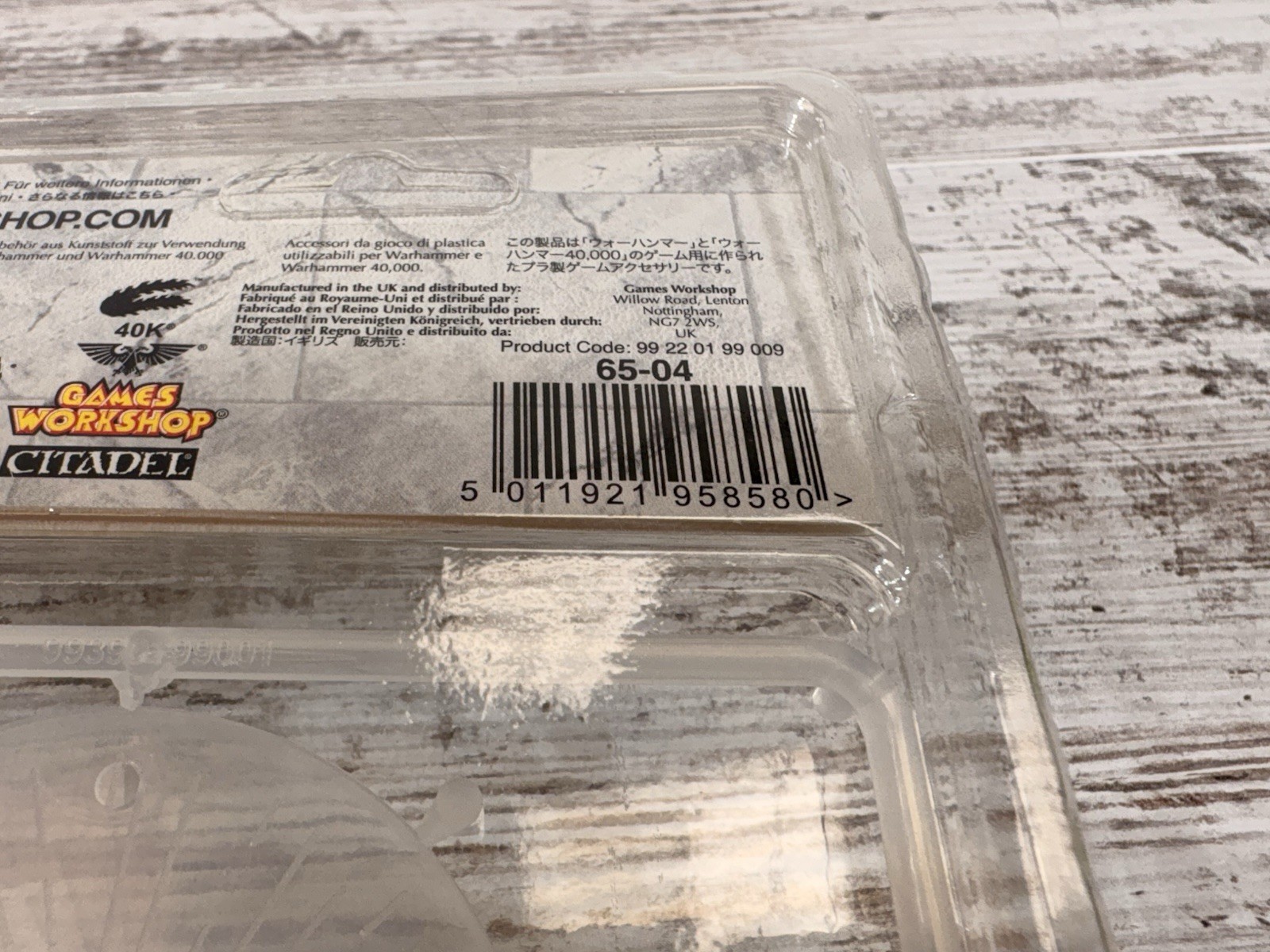 Games Workshop Warhammer Citadel Universal Template Set Clear Sealed