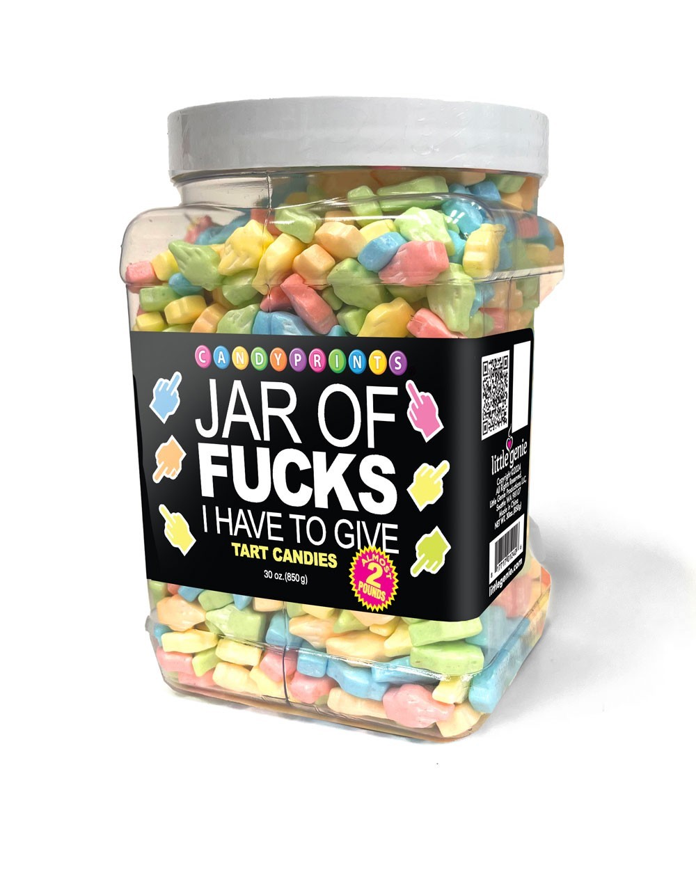 JAR OF F**KS I HAVE TO GIVE TART CANDY GAG GIFT NOVELTY 2 LBS