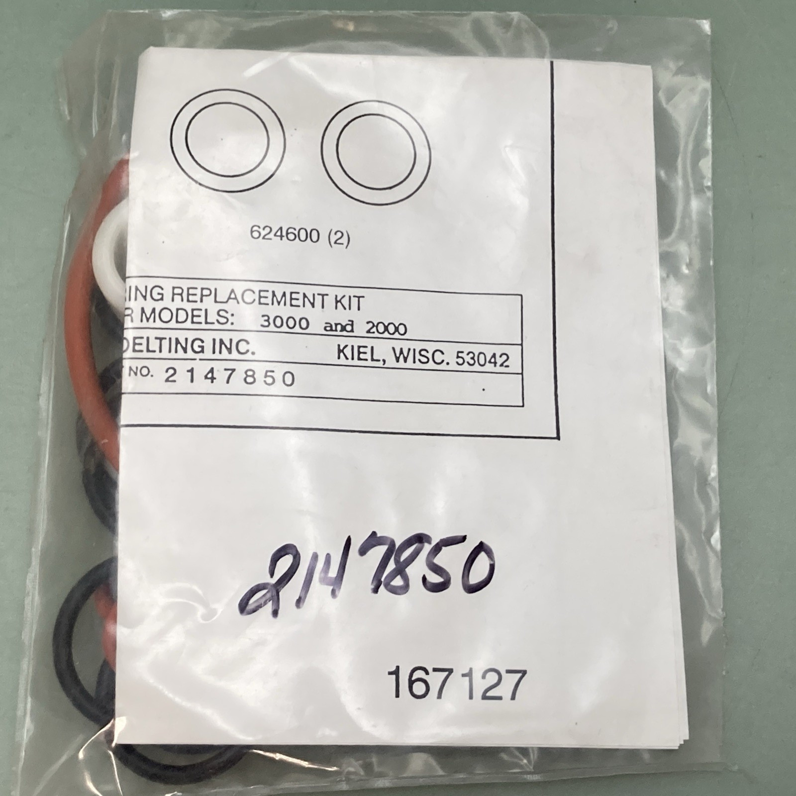 NEW GENUINE STOELTING 2147850 O-RING BEARING KIT-2000/3000