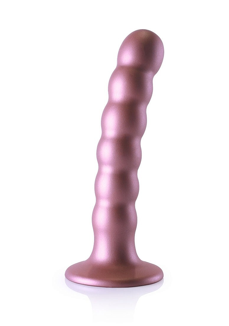 5 Inch Beaded G-Spot Dildo Silicone Cock Harness Compatible Adult Sex Toy