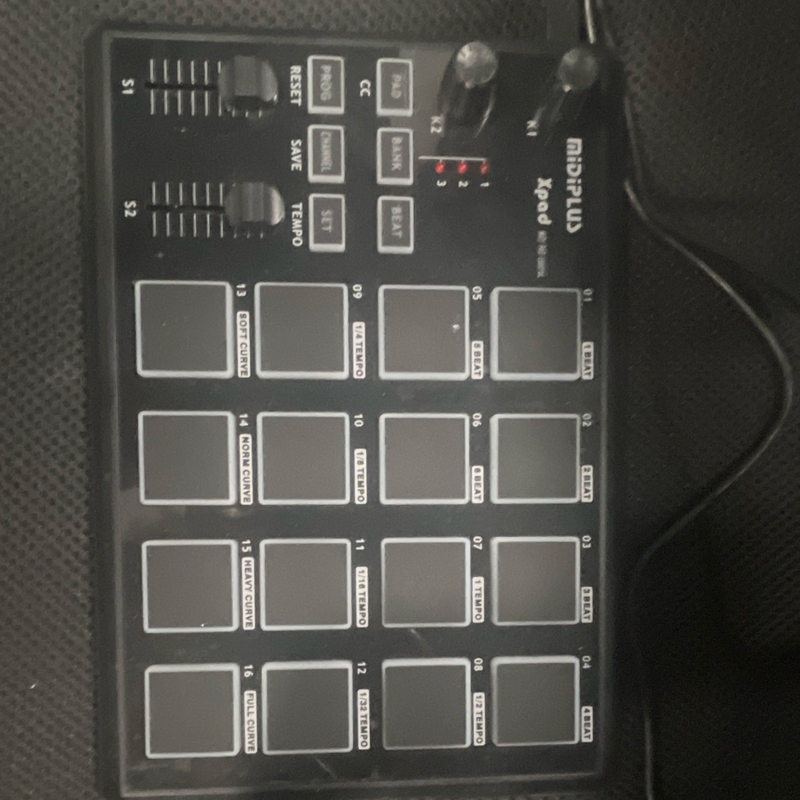 midiplus Xpad 16-Pad USB MIDI Pad Controller w Pad Triggers USB Out