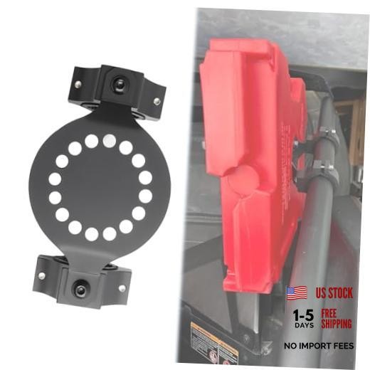 UTV Gas Tank Water Can Mount Bracket,Mounting Holder with 1''-2'' Black(1Pcs)