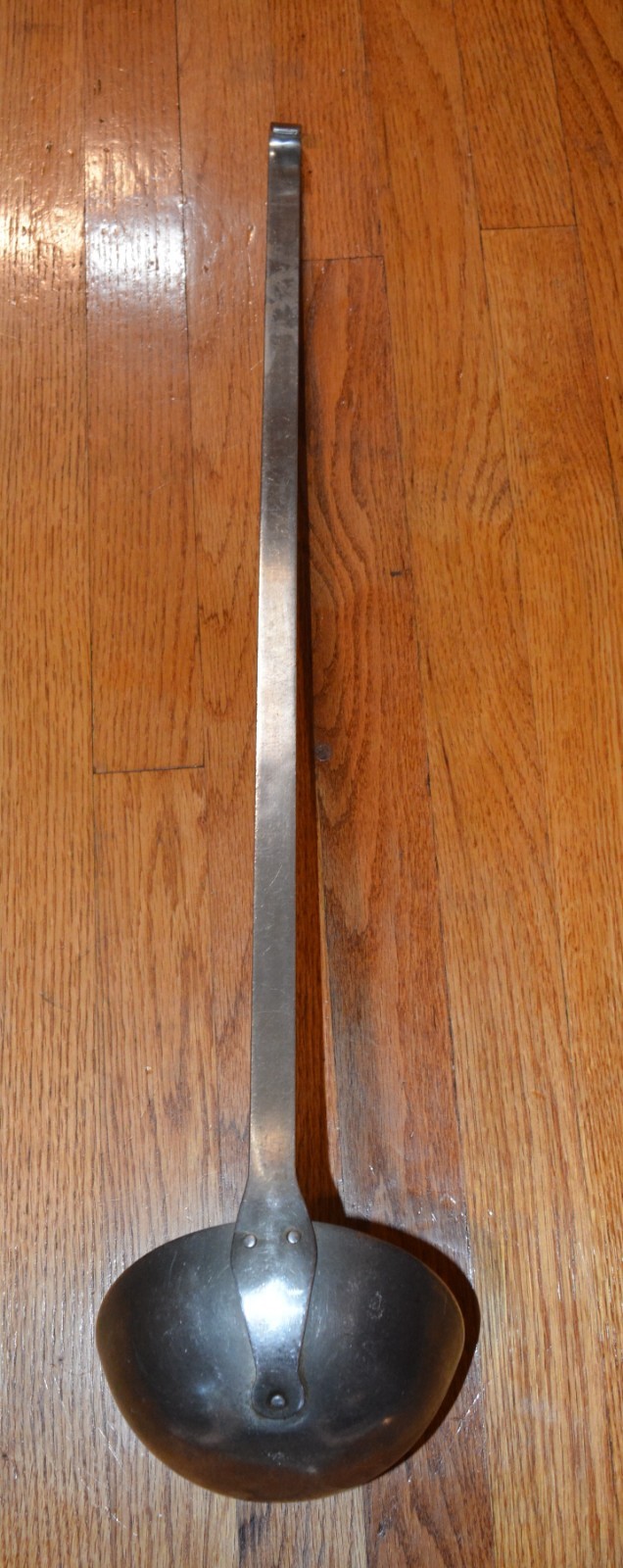 VTG L and G MFG CO. SOUP LADLE X-TRA LARGE JUMBO STEEL Military? 20 OUNCE