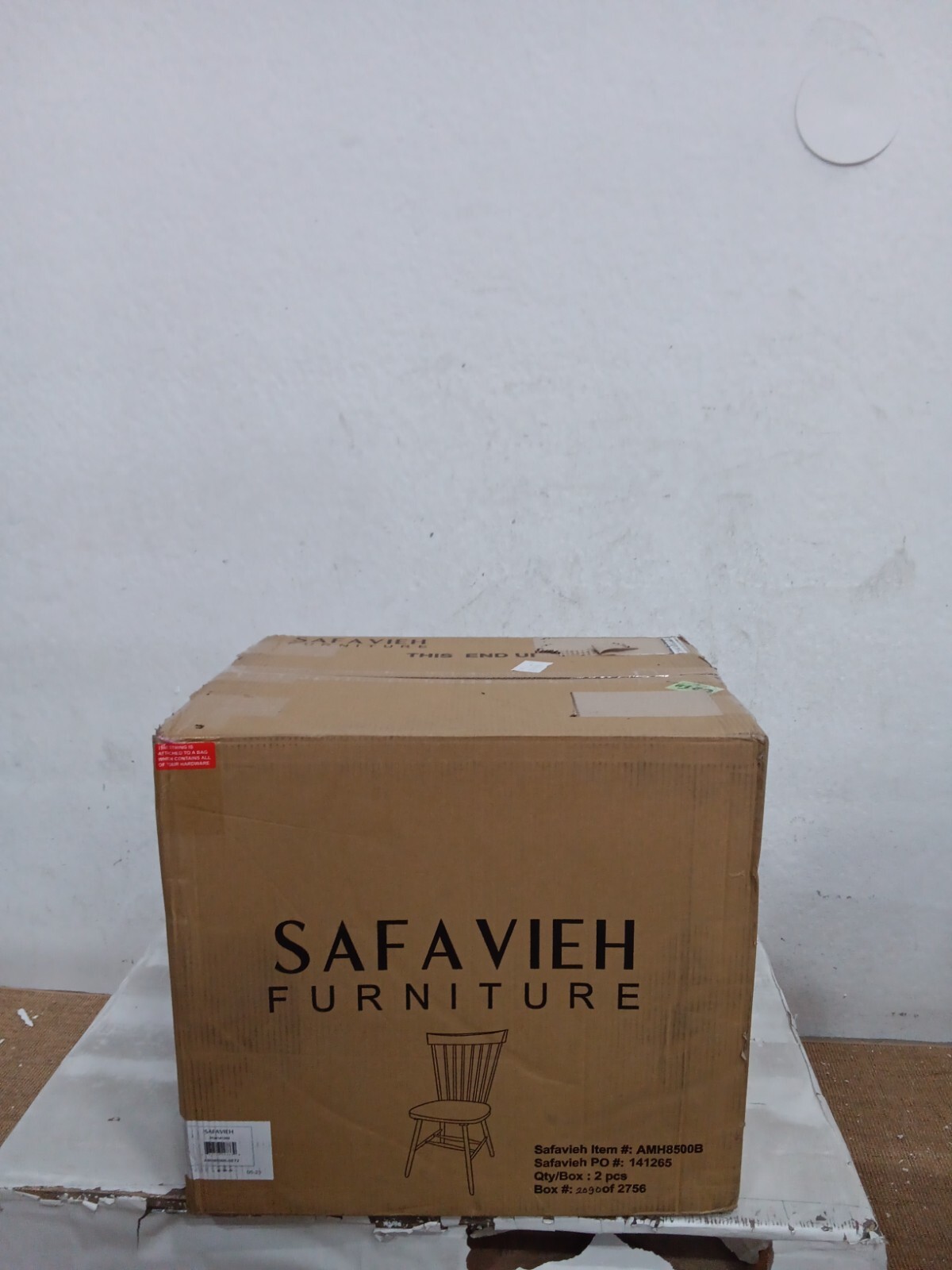 Safavieh PARKER SPINDEL SIDE CHAIR, Reduced Price 2172729132 AMH8500B