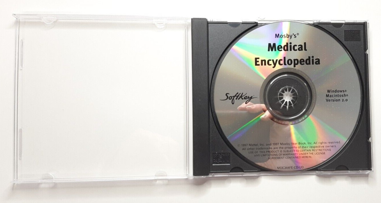Mosby's Medical Encyclopedia Win/Mac Version 2.0 CD-ROM 1997