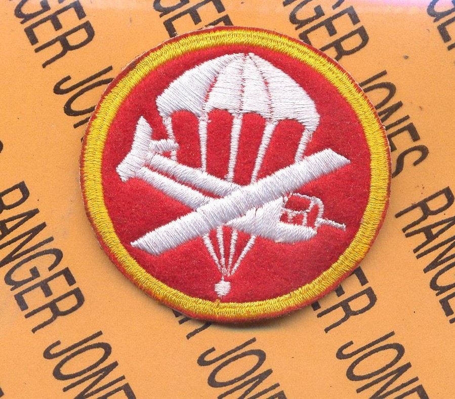 US Army Airborne Field Artillery Parachute Glider Waco Officer Hat patch #29