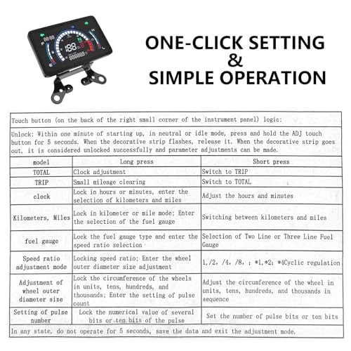 Motorcycle Speedometer Cluster Mechanical Digital Speedometer for Moto with