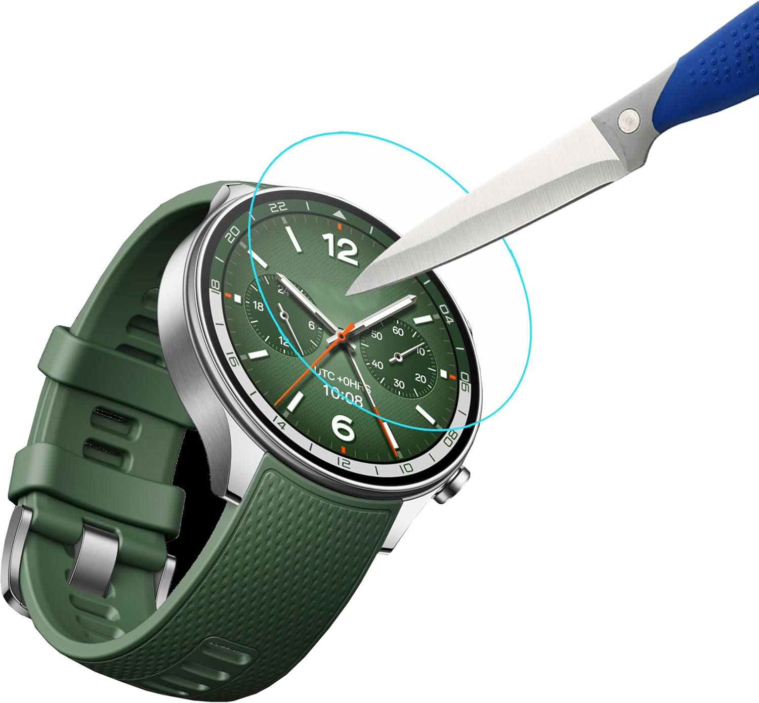 Screen Protector Compatible with Oneplus Watch 2R [Tempered Clear