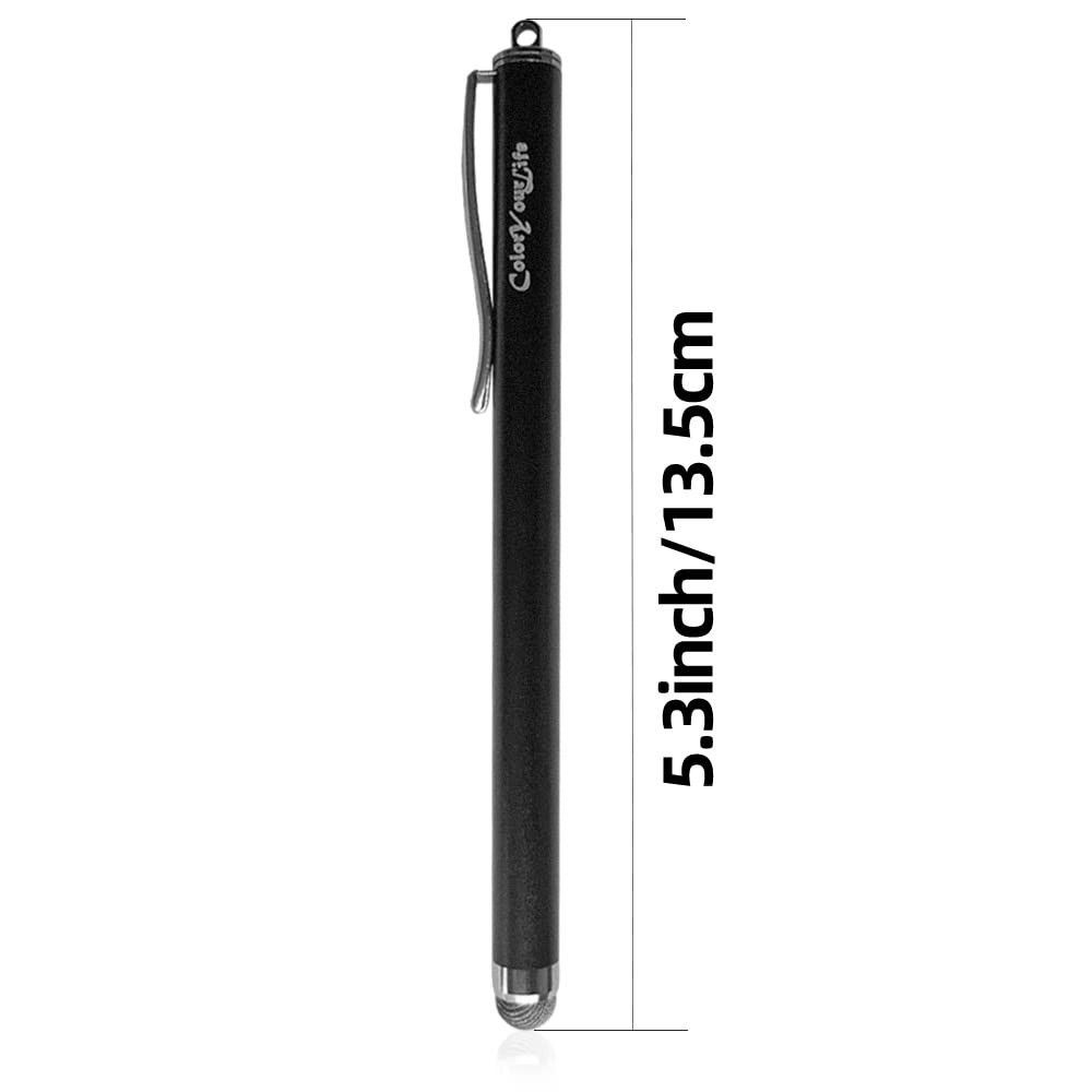 3-Pack 5.3'' Micro-Knit Mesh Tip Capacitive Stylus Pens for Touch Screens wit...