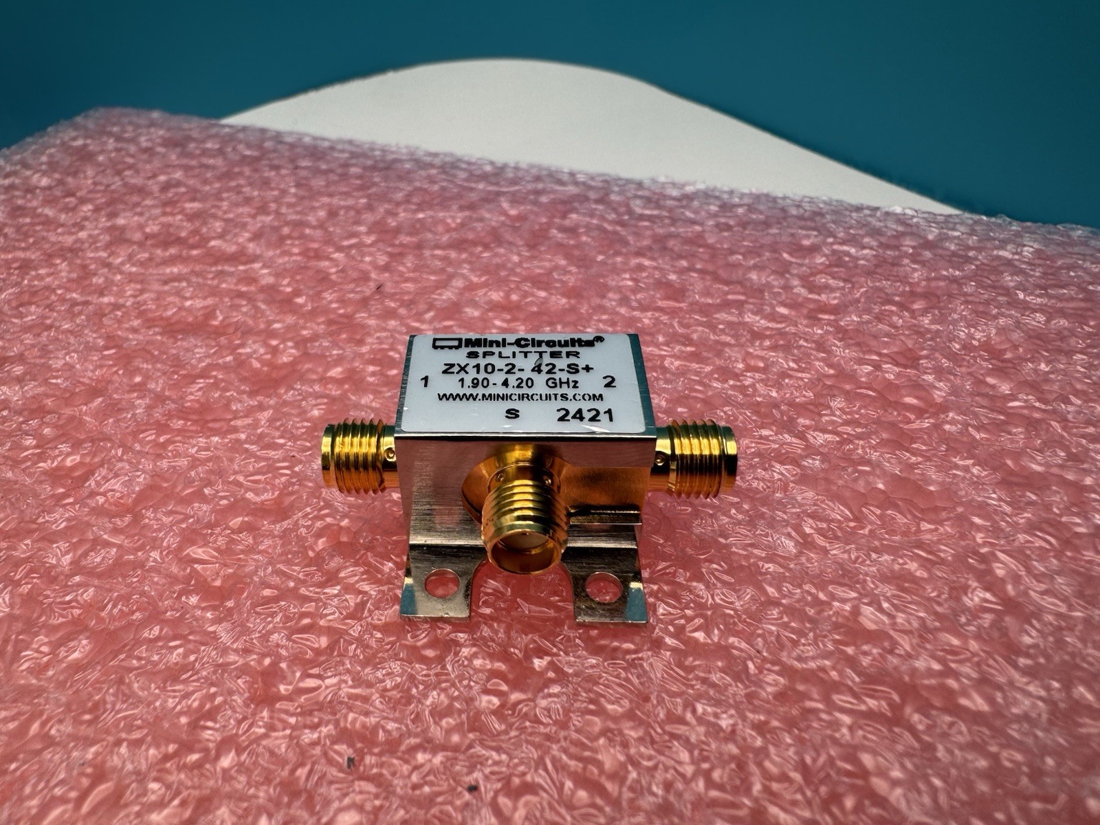 Mini-Circuits ZX10-2-42-S+ SMA 2-Way RF Power Splitter 1.9-4.2GHz