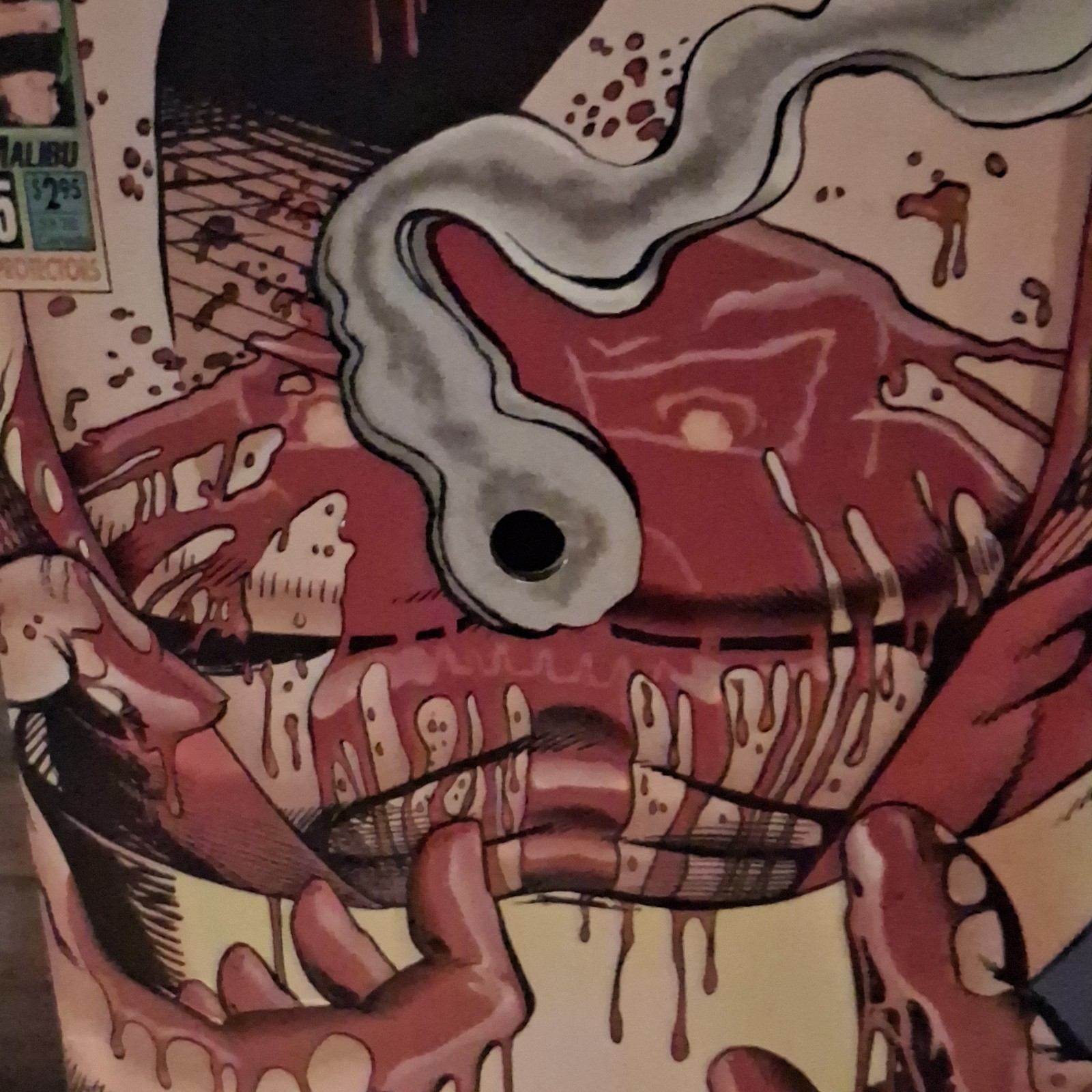 Malibu Comics PROTECTORS #5 die Cut Bullet Hole Issue.