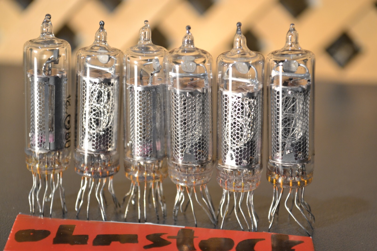 IN-16 x 6 pcs -  Nixie Tubes for Clock - Set Nixie for DIY - Tube in16 - Tested