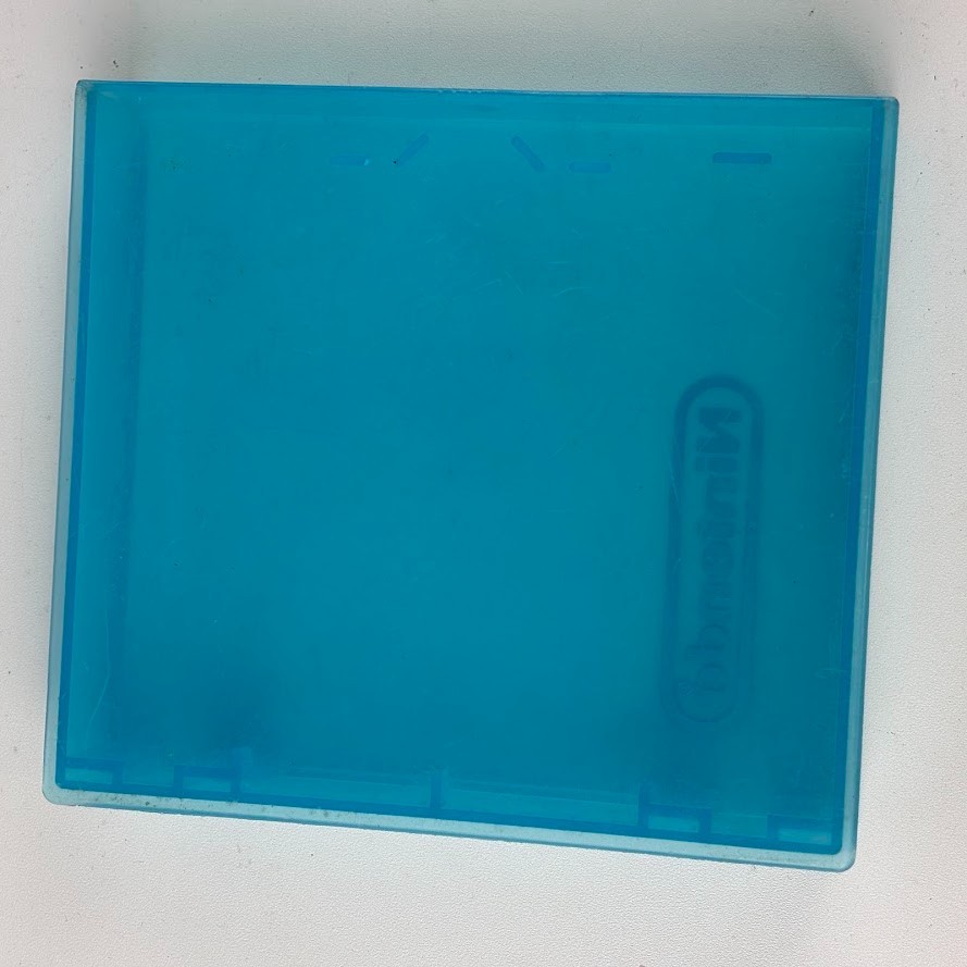 Nintendo Clear Blue Plastic NES Cartridge Hard Clamshell Case