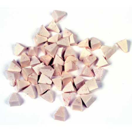 Raytech 41-131 Plastic Media, Pyramid, White, 1/4"