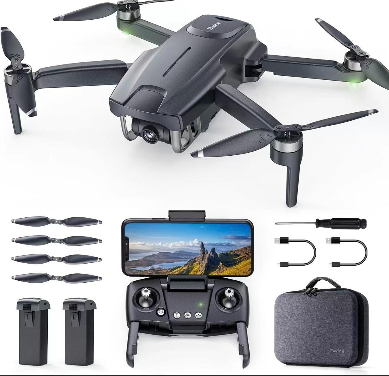 Bwine F7 MINI Drone with Camera for Adults 4K