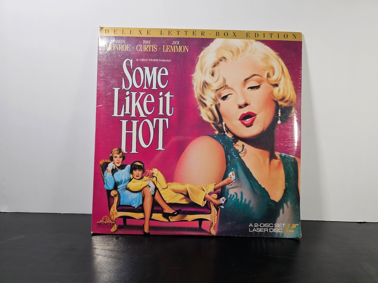SOME LIKE IT HOT 2-Laserdisc LD SET WIDESCREEN FORMAT EXCELLENT RARE