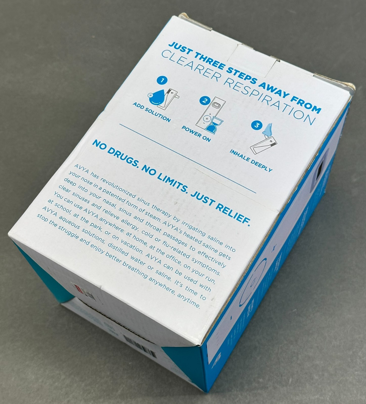 AVYA Steam Inhaler Heated Saline Delivery System – Portable