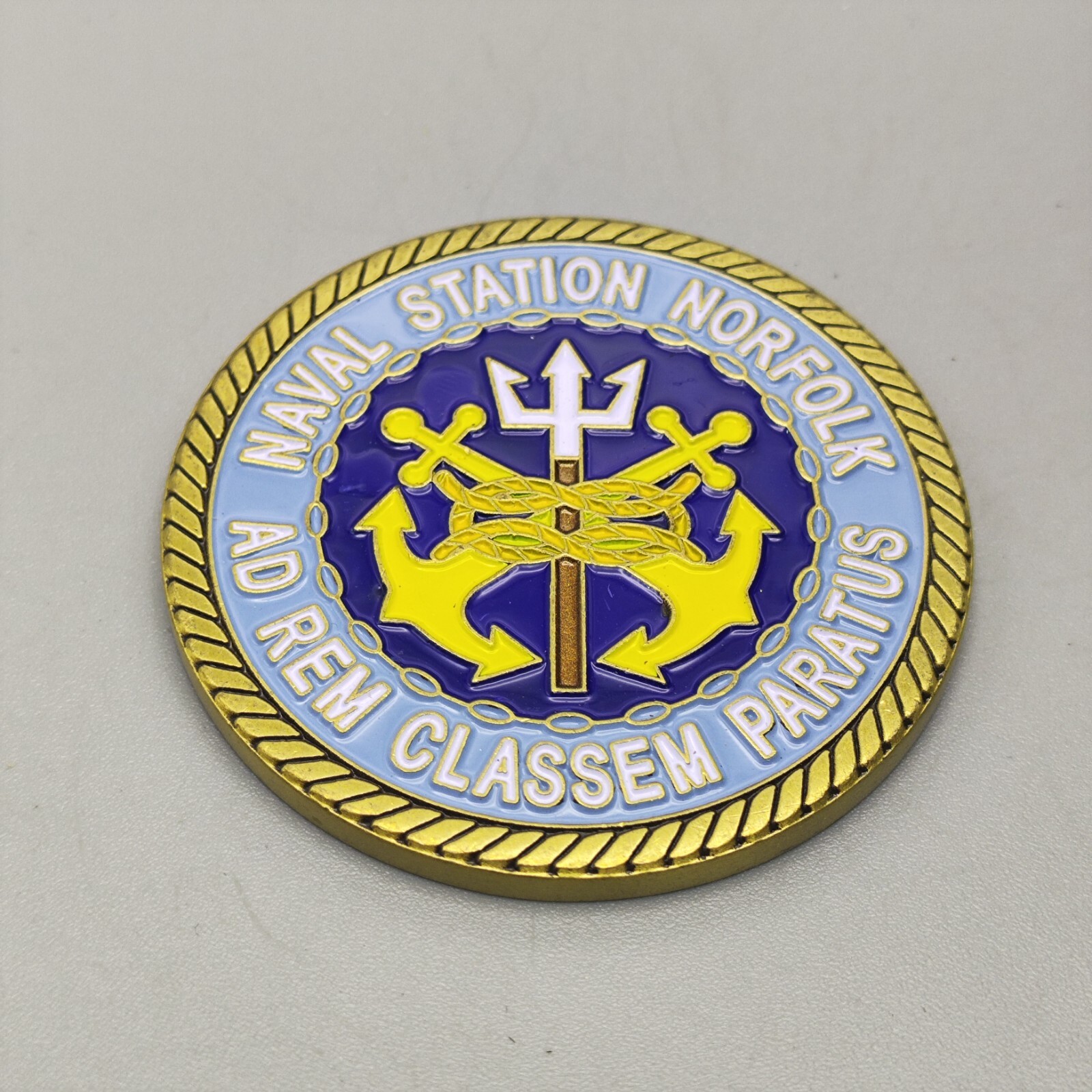 US Naval Station Norfolk Challenge Coin