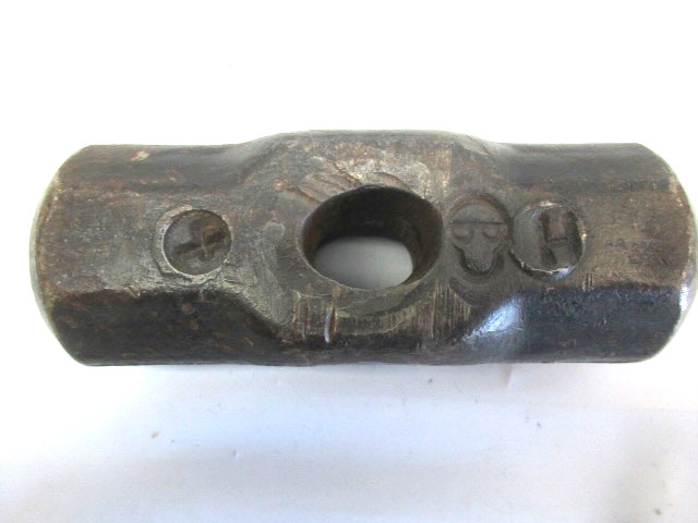 Vintage Marked 4 LB Double Faced Hammer or Mini Sledge Blacksmithing Forging