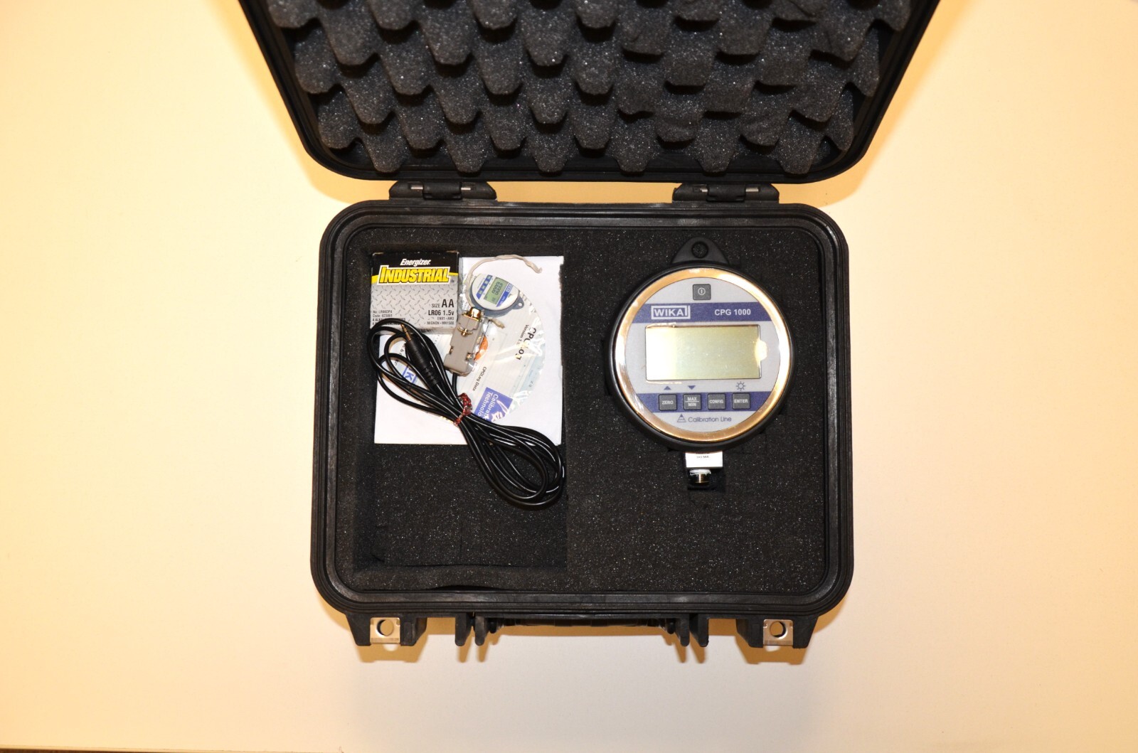 Gently Used Wika Digital Pressure Gage, CPG 1000 , 2000 psi.