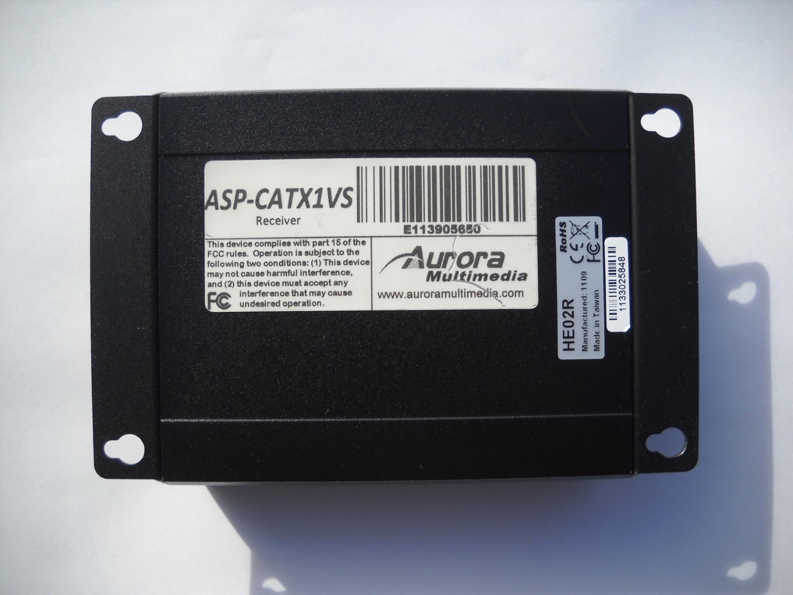Aurora HDMI CAT5 Extender with RS232 & IR, Receiver ASP-CATX1VS