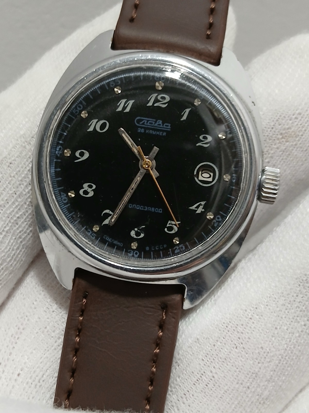 Rare wristwatch of the USSR Slava, works, , self-winding.original